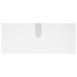 Bathroom Cabinet Set 3 pcs White Engineered Wood - Low Angle
