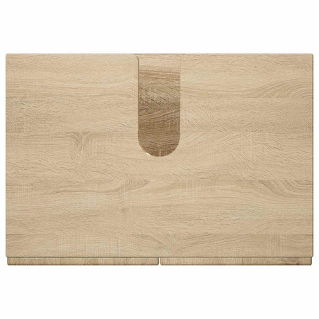 Bathroom Cabinet Set 2 pcs Sonoma Oak Engineered Wood, image 7