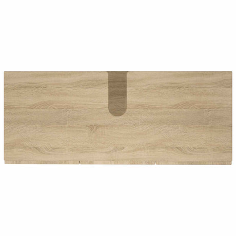 Bathroom Cabinet Set 2 pcs Sonoma Oak Engineered Wood, image 7