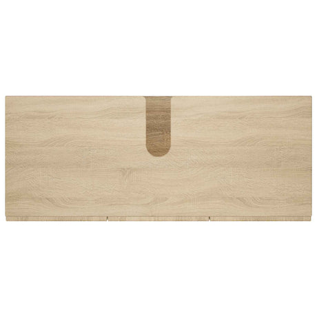 Bathroom Cabinet Set 2 pcs Sonoma Oak Engineered Wood, image 7