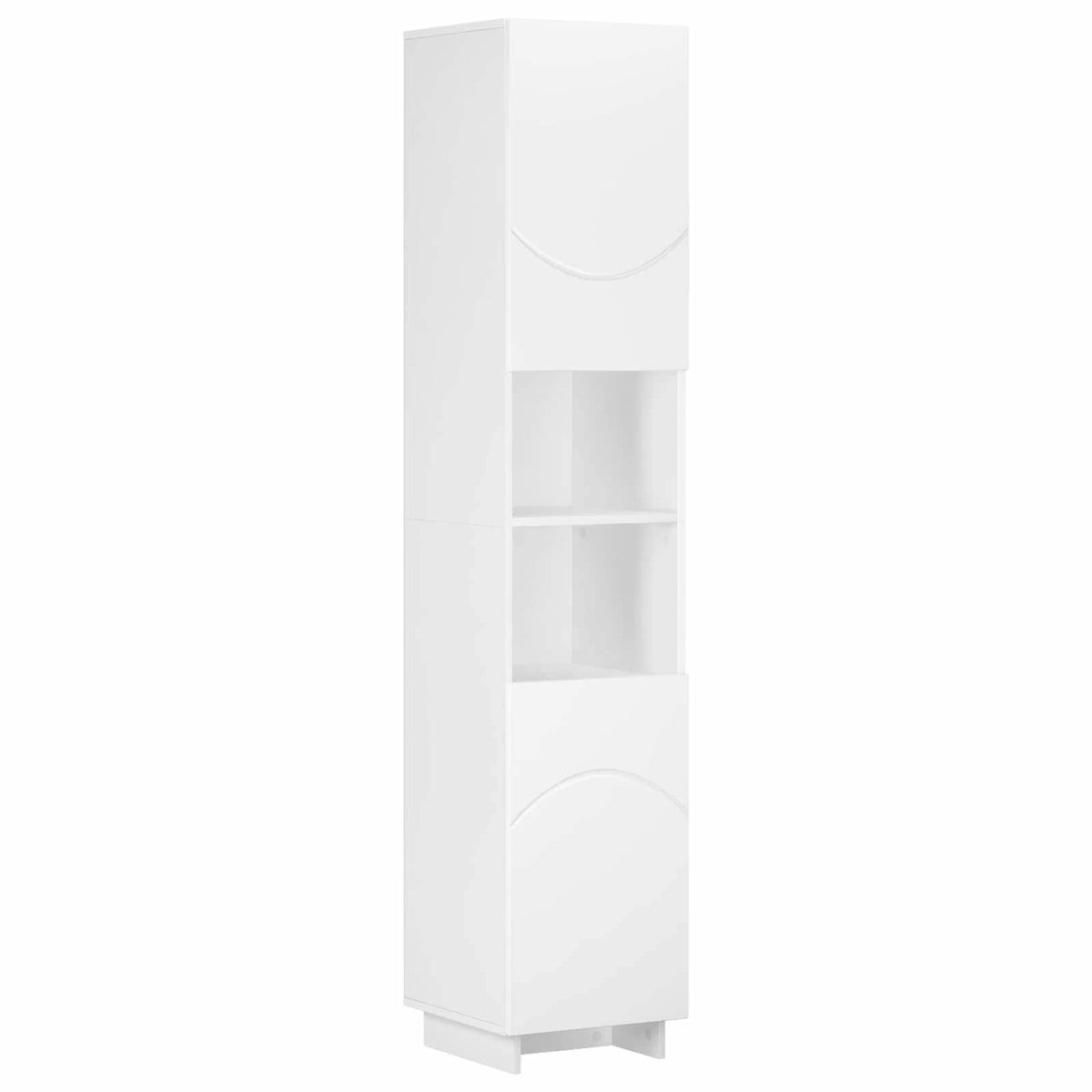 Bathroom Cabinet Set 2 pcs White Engineered Wood