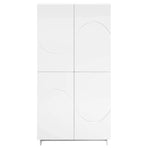Highboard White 79 x 41 x 151 cm Engineered Wood