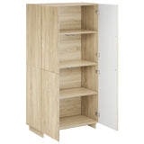 Highboard Sonoma Oak 79x41x151 cm Engineered Wood - Side View