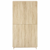 Highboard Sonoma Oak 79x41x151 cm Engineered Wood - Top-Down View