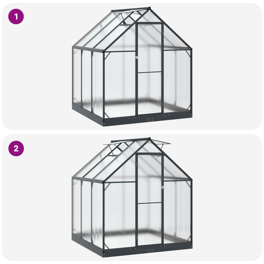 Garden Greenhouse 183.5 x 183.5 x 207 cm