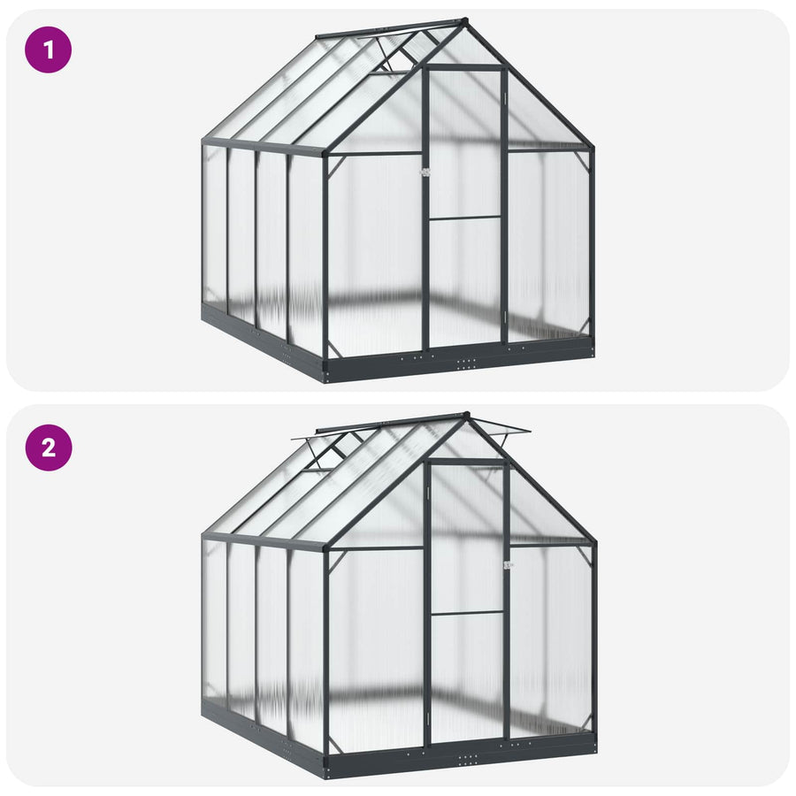 Garden Greenhouse 185 x 243.5 x 207 cm
