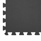 Pool Ground Mat 6 pcs Black 2.16 m2 EVA Foam - Close-Up Angle