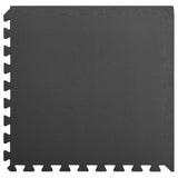 Pool Ground Mat 6 pcs Black 2.16 m2 EVA Foam - Top-Down View