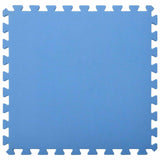 Pool Ground Mat 6 pcs Blue 2.16 m2 EVA Foam - Side View