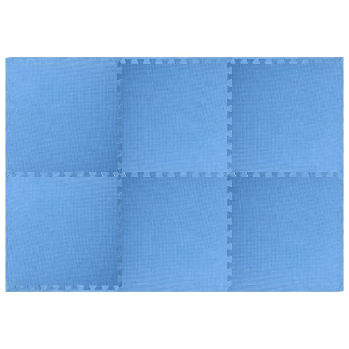 Pool Ground Mat 6 pcs Blue 2.16 m2 EVA Foam
