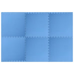 Pool Ground Mat 6 pcs Blue 2.16 m2 EVA Foam