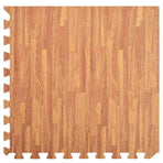 Pool Ground Mat 6 pcs Wood 4.32 m2 EVA Foam