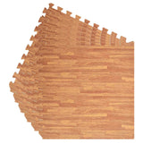 Pool Ground Mat 6 pcs Wood 4.32 m2 EVA Foam