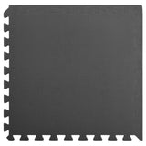Pool Ground Mat 12 pcs Black 4.32 ? EVA Foam - Top-Down View