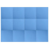 Pool Ground Mat 12 pcs Blue 4.32 ? EVA Foam