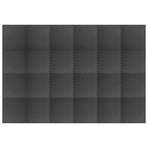 Pool Ground Mat 24 pcs Black 8.64 ? EVA Foam