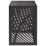 Air Conditioner Cover Black 100 x 50 x 70 cm Steel