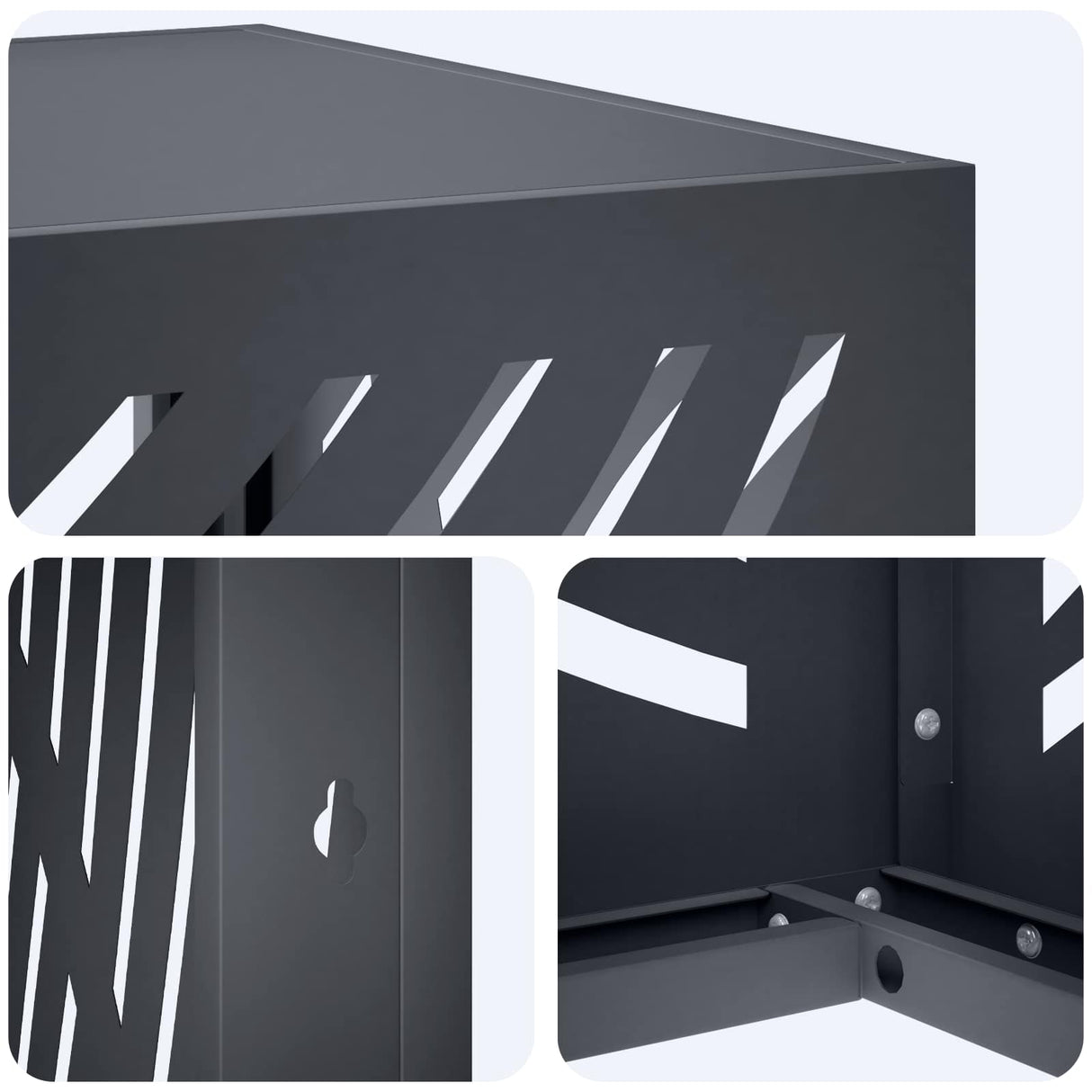 Air Conditioner Cover Anthracite 100 x 50 x 70 cm Steel