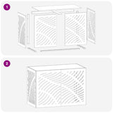 Air Conditioner Cover Anthracite 100 x 50 x 70 cm Steel