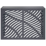 Air Conditioner Cover Anthracite 100 x 50 x 70 cm Steel - Front View