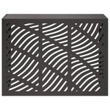 Air Conditioner Cover Black 110 x 50 x 80 cm Steel