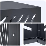 Air Conditioner Cover Anthracite 110 x 50 x 80 cm Steel - 45-Degree Angle