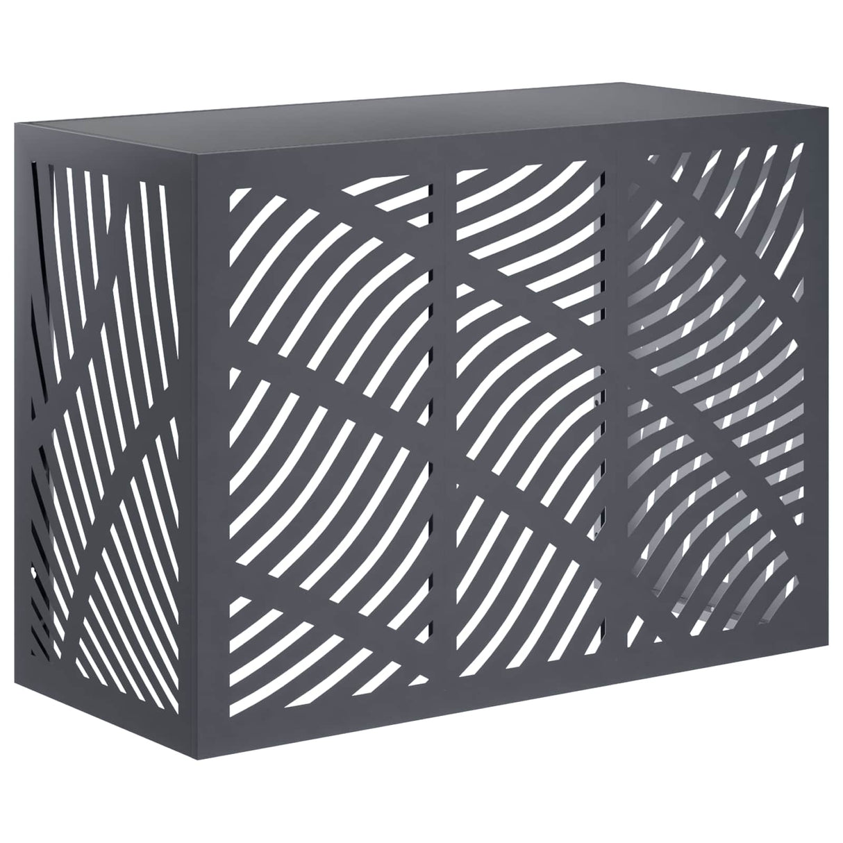 Air Conditioner Cover Anthracite 110 x 50 x 80 cm Steel