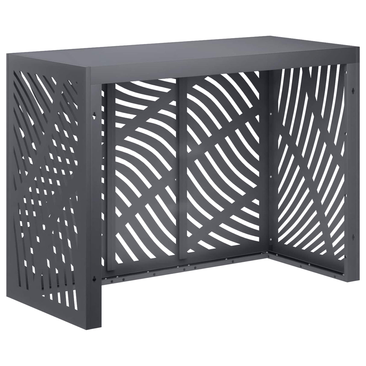 Air Conditioner Cover Anthracite 110 x 50 x 80 cm Steel