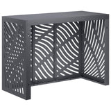 Air Conditioner Cover Anthracite 110 x 50 x 80 cm Steel - Top-Down View