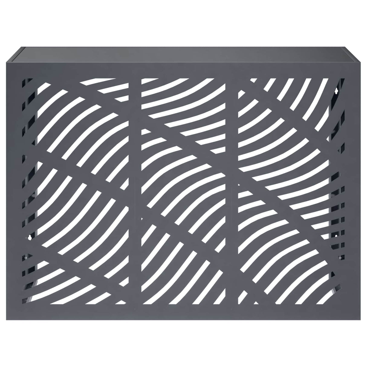 Air Conditioner Cover Anthracite 110 x 50 x 80 cm Steel