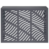 Air Conditioner Cover Anthracite 110 x 50 x 80 cm Steel - Front View