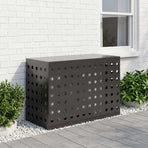 Air Conditioner Cover Black 90 x 40 x 60 cm Steel