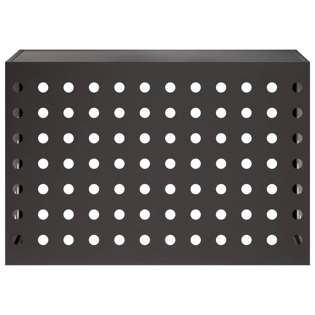 Air Conditioner Cover Black 90 x 40 x 60 cm Steel
