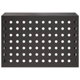Air Conditioner Cover Black 90 x 40 x 60 cm Steel