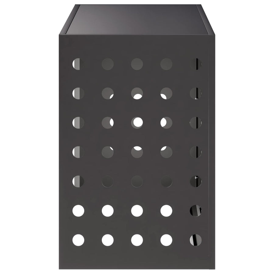 Air Conditioner Cover Black 90 x 40 x 60 cm Steel