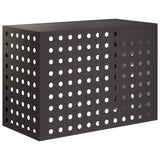 Air Conditioner Cover Black 100 x 50 x 70 cm Steel