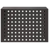 Air Conditioner Cover Black 100 x 50 x 70 cm Steel
