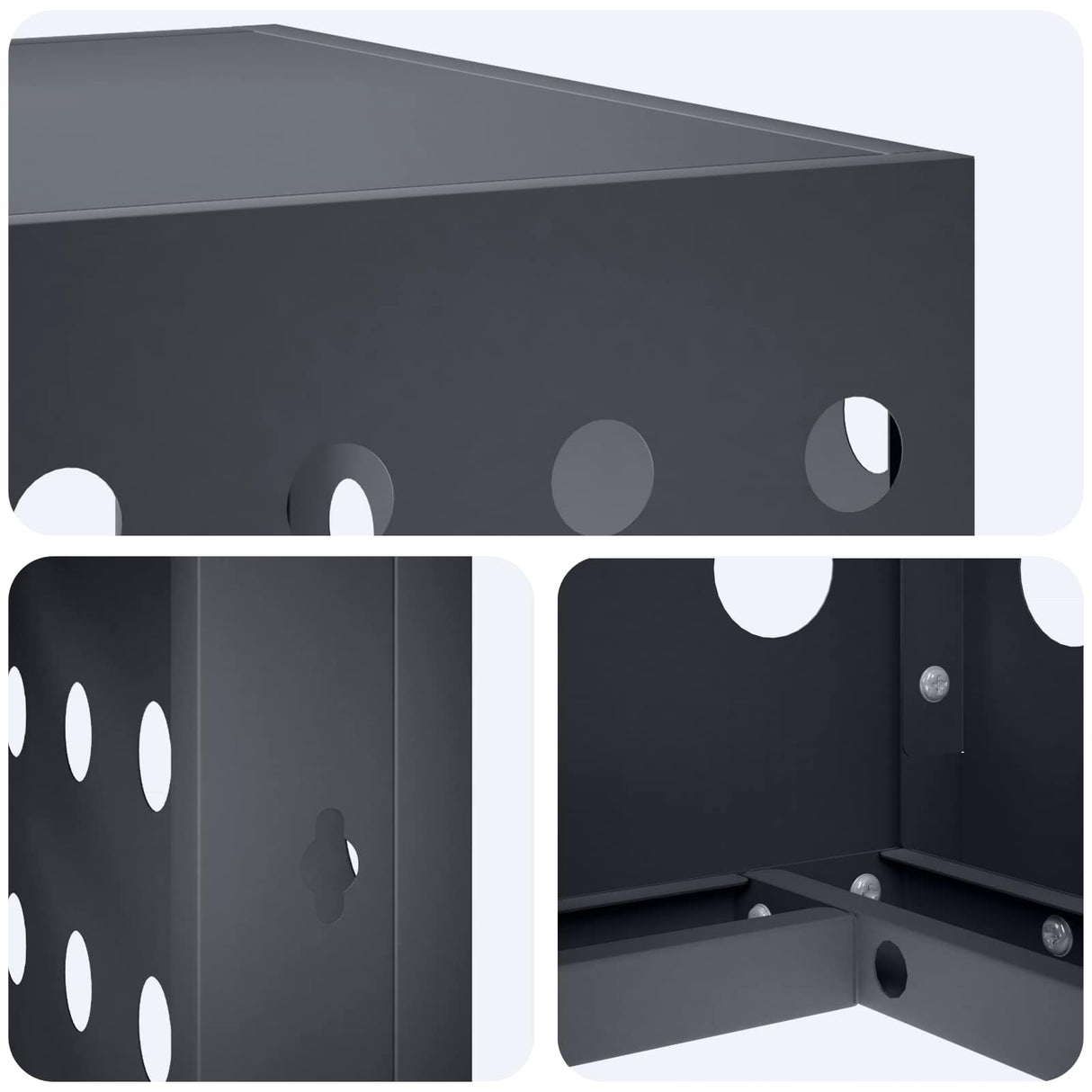 Air Conditioner Cover Anthracite 100 x 50 x 70 cm Steel