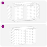 Air Conditioner Cover Anthracite 100 x 50 x 70 cm Steel