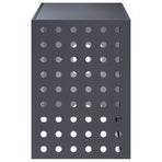 Air Conditioner Cover Anthracite 100 x 50 x 70 cm Steel