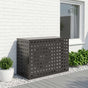 Air Conditioner Cover Black 110 x 50 x 80 cm Steel