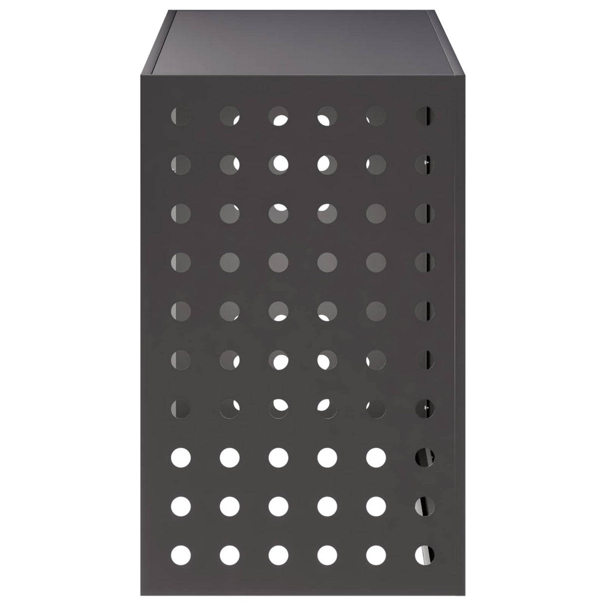 Air Conditioner Cover Black 110 x 50 x 80 cm Steel