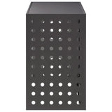 Air Conditioner Cover Black 110 x 50 x 80 cm Steel