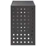 Air Conditioner Cover Black 110 x 50 x 80 cm Steel