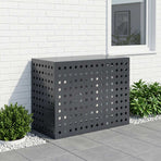 Air Conditioner Cover Anthracite 110 x 50 x 80 cm Steel
