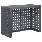 Air Conditioner Cover Anthracite 110 x 50 x 80 cm Steel