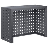 Air Conditioner Cover Anthracite 110 x 50 x 80 cm Steel - Top-Down View