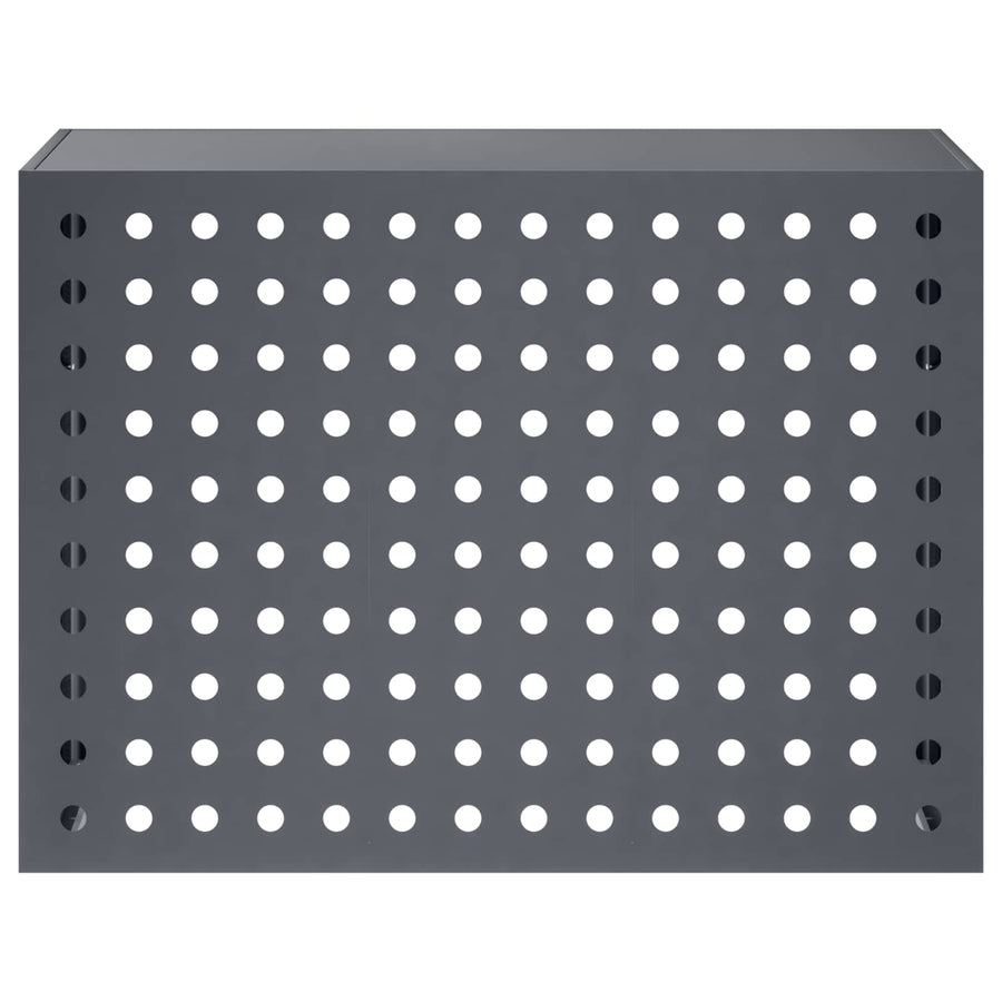 Air Conditioner Cover Anthracite 110 x 50 x 80 cm Steel
