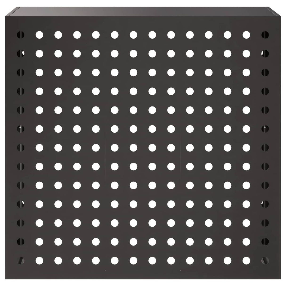 Air Conditioner Cover Black 110 x 50 x 105 cm Steel