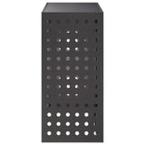 Air Conditioner Cover Black 110 x 50 x 105 cm Steel